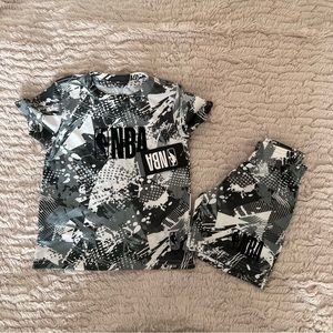 NBA sport shorts and tee